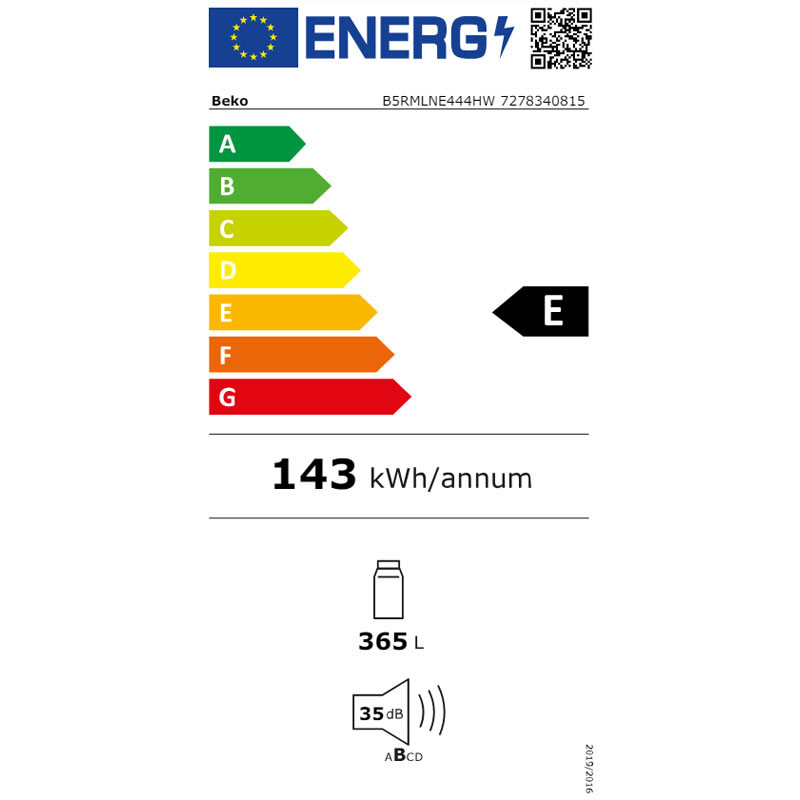 Beko frižider B5RMLNE444HW