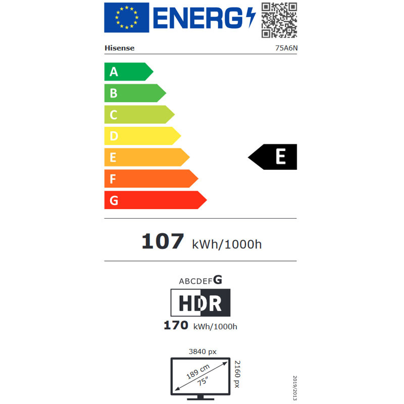 Hisense televizor 75A6N LED Smart