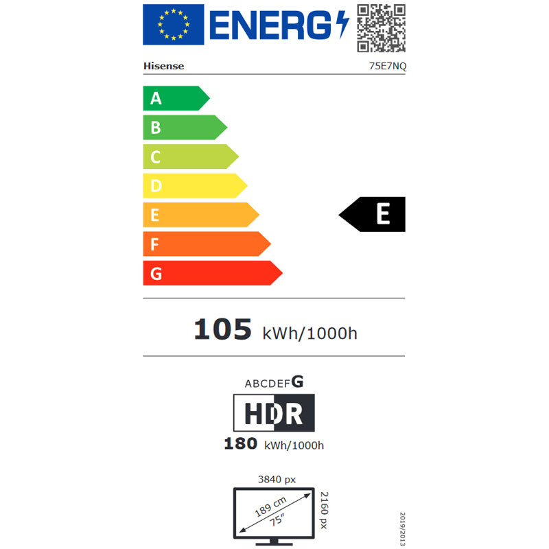 Hisense televizor 75E7NQ PRO QLED Smart