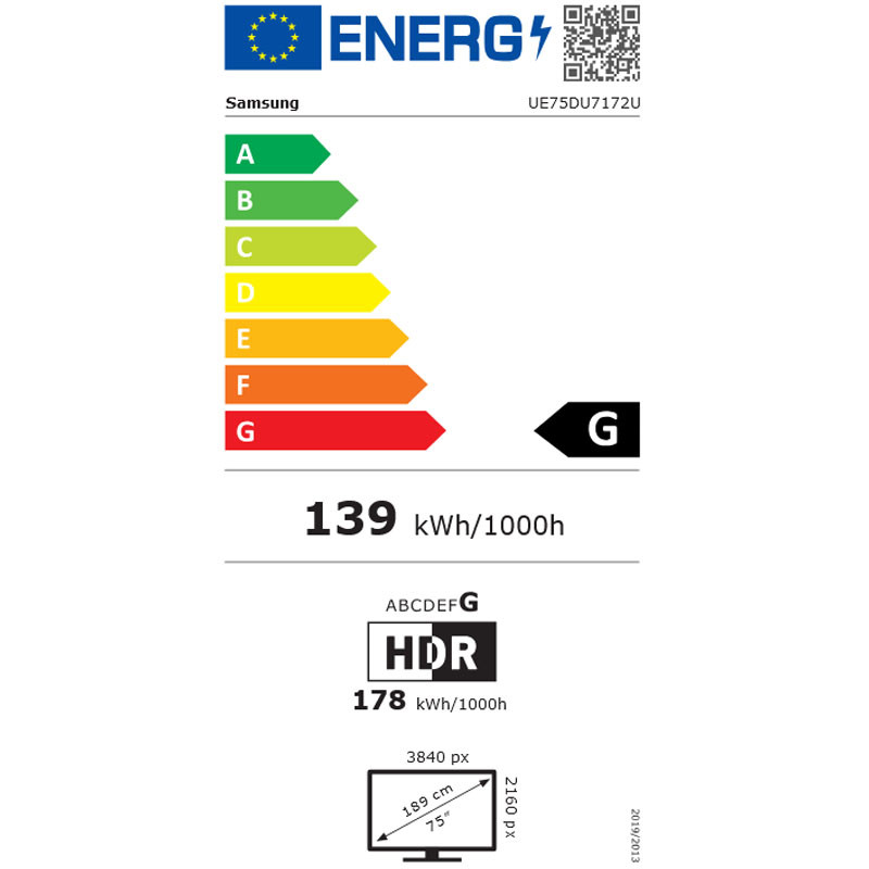 Samsung televizor UE75DU7172UXXH LED Smart