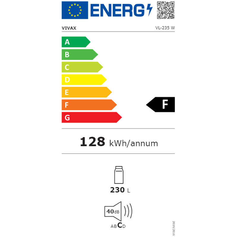 Vivax frižider VL235W