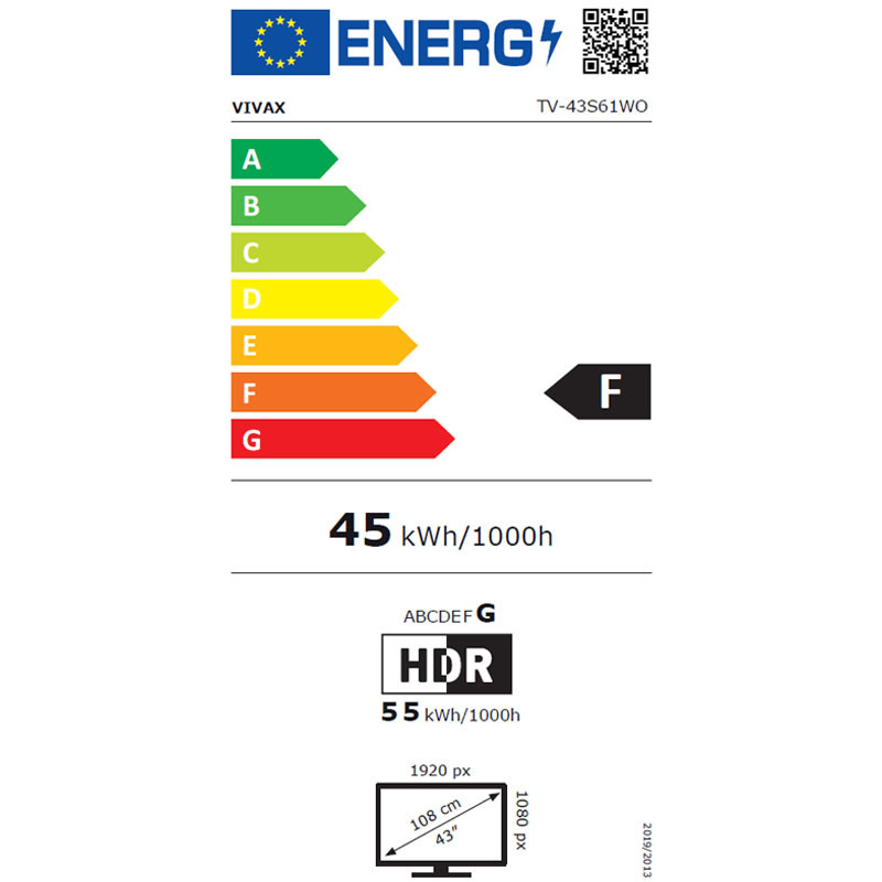 Vivax televizor 43S61WO LED