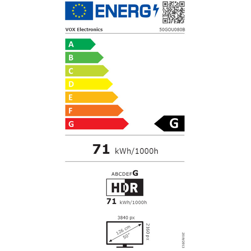 Vox televizor 50GOU080B Smart